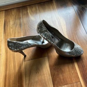 White House Black Market Platform Heels - like new